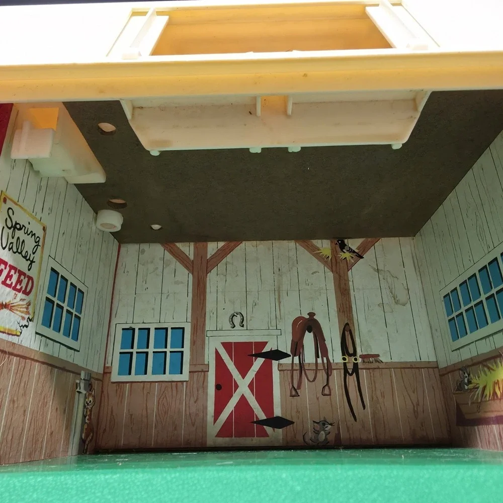 Vintage 1960's FISHER PRICE Play Family Farm - Barn Only